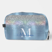 Trousse De Toilette Monographie de la parties scintillant bleue glace (Recto)