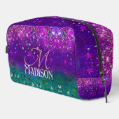 Trousse De Toilette Monographie de parties scintillant mignonne bleu v (Coin droit)