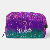 Trousse De Toilette Monographie de parties scintillant mignonne bleu v (Verso)