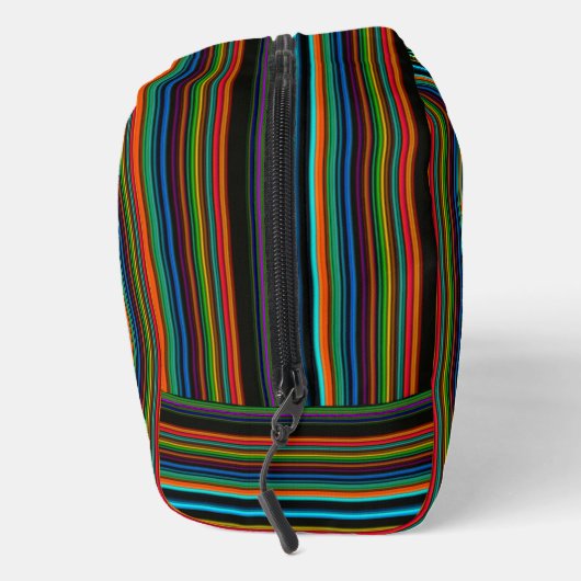 Trousse De Toilette Motif à bandes multiples (Droite)