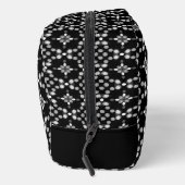 Trousse De Toilette Motif Abstrait de points de livres monochromes (Droite)