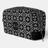 Trousse De Toilette Motif Abstrait de points de livres monochromes (Coin droit)