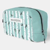 Trousse De Toilette Motif avec oiseaux et arbres (Coin droit)