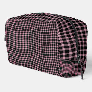 Trousse De Toilette Motif carreaux à carreaux rose violet sans couture
