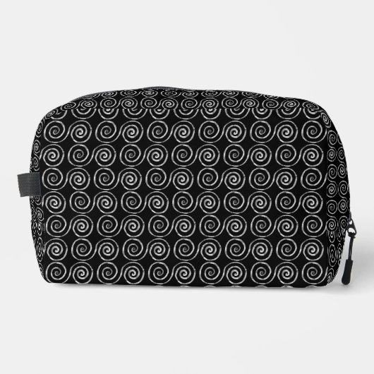 Trousse De Toilette Motif celtique à double spirale (Recto)