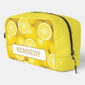Trousse De Toilette Motif citron 2 (Coin droit)