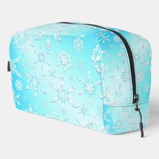 Trousse De Toilette Motif Crystal Snowflakes (Coin droit)