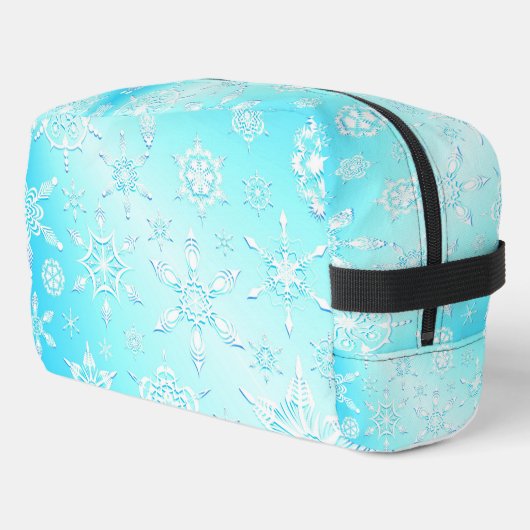 Trousse De Toilette Motif Crystal Snowflakes (Coin gauche)