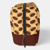 Trousse De Toilette Motif de beignes marron chocolat (Droite)