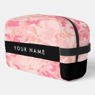 Trousse De Toilette Motif de camouflage rose, Votre nom, Personnaliser