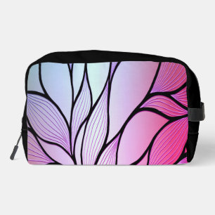 Trousse De Toilette Motif de congé créatif violet nacré