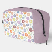 Trousse De Toilette Motif de fleurs floues Pastels sur fond blanc (Coin droit)