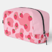 Trousse De Toilette motif de la vache à fraise kawaii (Coin droit)