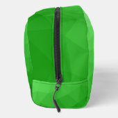 Trousse De Toilette Motif de maillage géométrique vert clair (Droite)