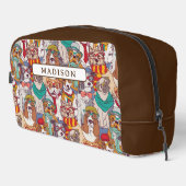Trousse De Toilette Motif de mode de marionnette mignonne (Coin droit)