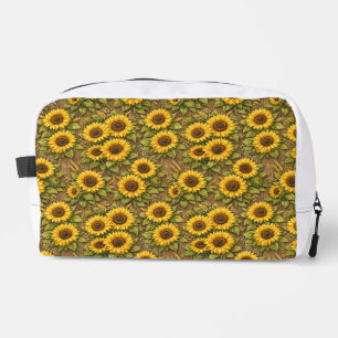 Trousse De Toilette Motif de répétition sans couture de tournesol enso