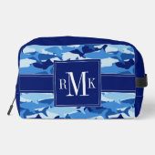 Trousse De Toilette Motif de requin bleu (Verso)