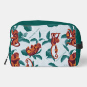 Trousse De Toilette Motif de singes joueurs du Lotus Blanc (Verso)