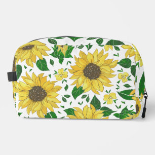 Trousse De Toilette Motif de tournesol à l'aquarelle