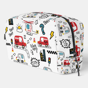Trousse De Toilette Motif de transport ludique pour enfants