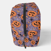 Trousse De Toilette Motif d'Halloween violet Jack-O-lanterne (Droite)