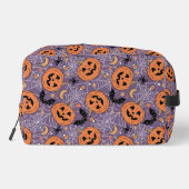 Trousse De Toilette Motif d'Halloween violet Jack-O-lanterne (Verso)