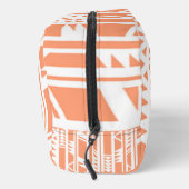 Trousse De Toilette Motif d'imprimé tribal blanc et bracelet (Droite)