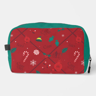 Trousse De Toilette Motif Elf Candy Checker
