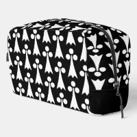 Motif Ermine, Motif Médiéval, Blanc sur Noir