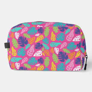 Trousse De Toilette Motif Feuille d'été de couleur vive