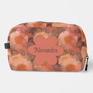 Trousse De Toilette Motif floral de marguerite à l'aquarelle rustique