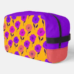 Trousse De Toilette Motif floral vibrant