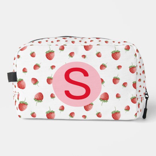 Trousse De Toilette Motif fraise (Recto)