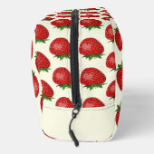 Trousse De Toilette Motif fraises, fraises rouges, fruits, feuilles (Droite)