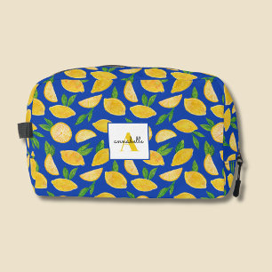 Trousse De Toilette Motif Lemon Méditerranéen