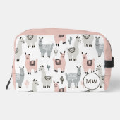 Trousse De Toilette Motif Llamas souriant (Verso)