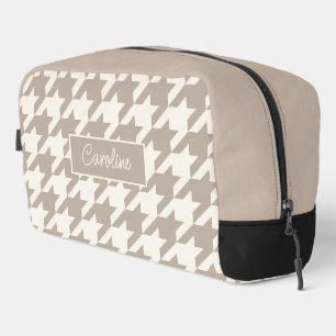 Trousse De Toilette Motif neutre ivoire Taupe beige pied