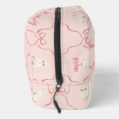 Trousse De Toilette Motif Ruban Rose Hedwig (Droite)