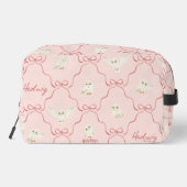 Trousse De Toilette Motif Ruban Rose Hedwig (Verso)