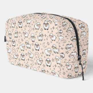 Trousse De Toilette Moutons mignons endormis et Lune avec Étoiles