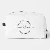 Trousse De Toilette Mr. mrs white black newlyweds (Recto)