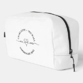 Trousse De Toilette Mr. mrs white black newlyweds (Coin droit)