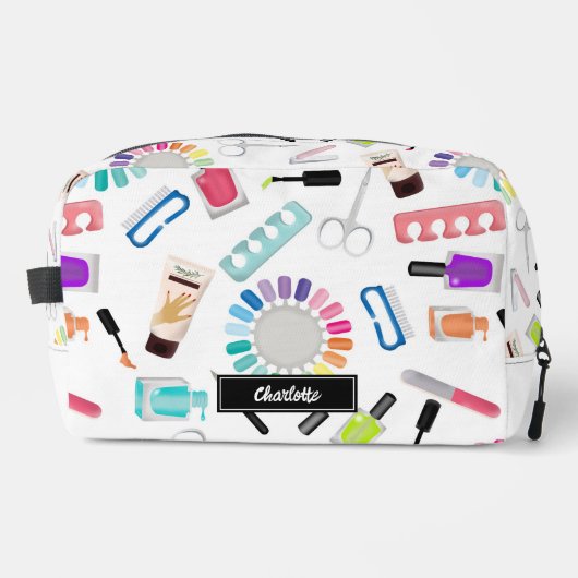 Trousse De Toilette Nails Manicure Pedicure Beauty Makeup Custom Name (Recto)