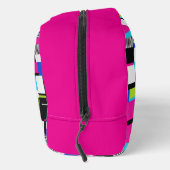 Trousse De Toilette Neon Glitch Geometric Aesthetic Makeup Bag (Droite)