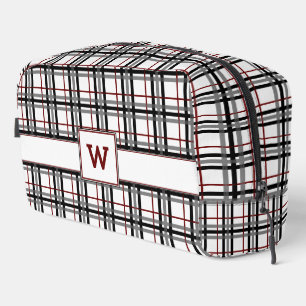 Trousse De Toilette Noir blanc et rouge