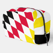 Trousse De Toilette Noir rouge jaune Bavaria Motif Drapeau Diamant (Coin droit)