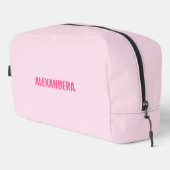 Trousse De Toilette Nom Blush Pink Bachelorette Bride cadeau (Coin droit)