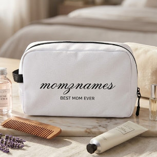 Trousse De Toilette Nom de la calligraphie personnalisée de la meilleu