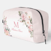 Trousse De Toilette Nom du monogramme personnalisé (Coin droit)