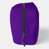 Trousse De Toilette Nom et logo de l'entreprise sur le kit Dopp violet (Droite)
